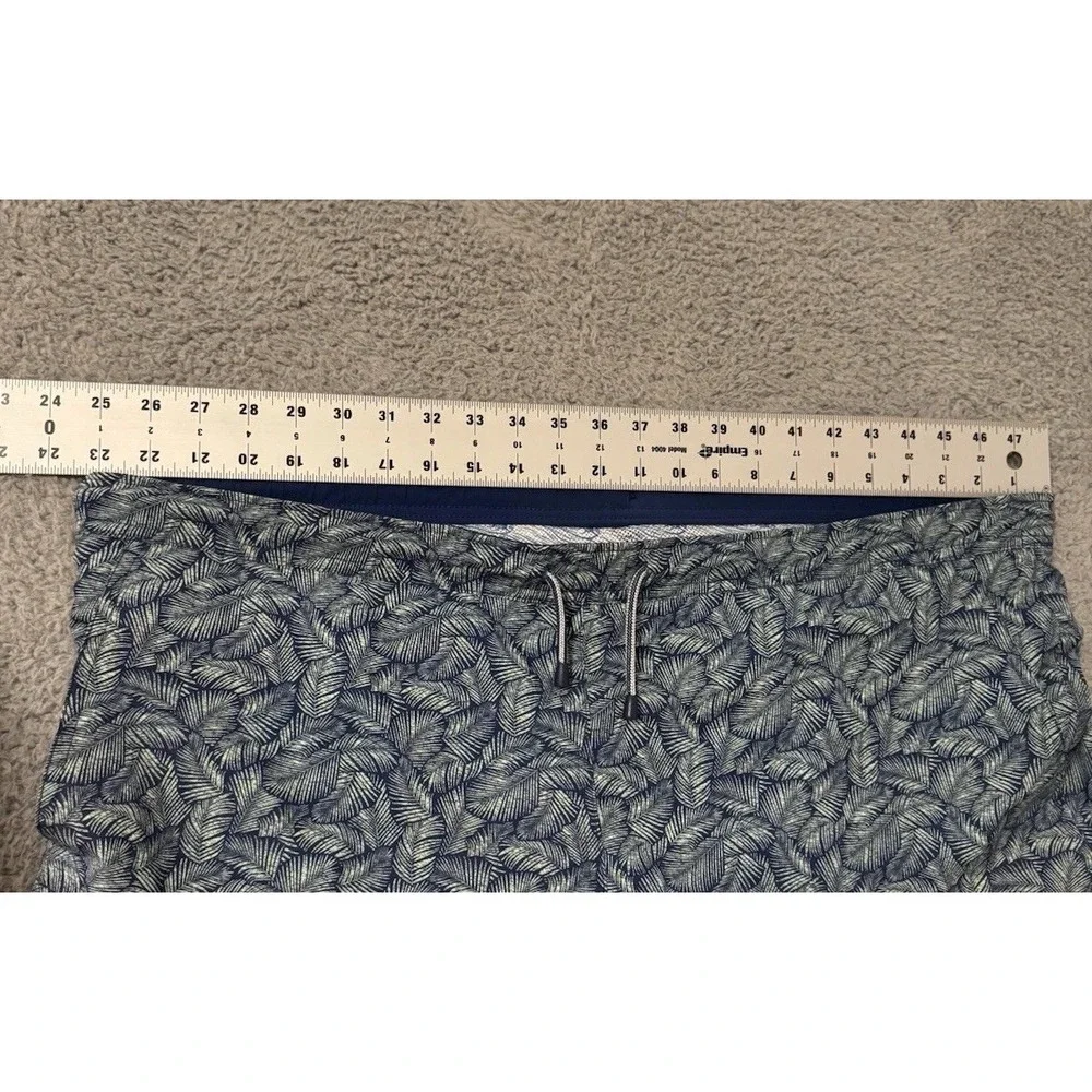 Peter Millar Swim Trunks Mens XL Leaves Geometric Print Lined‎ Pockets